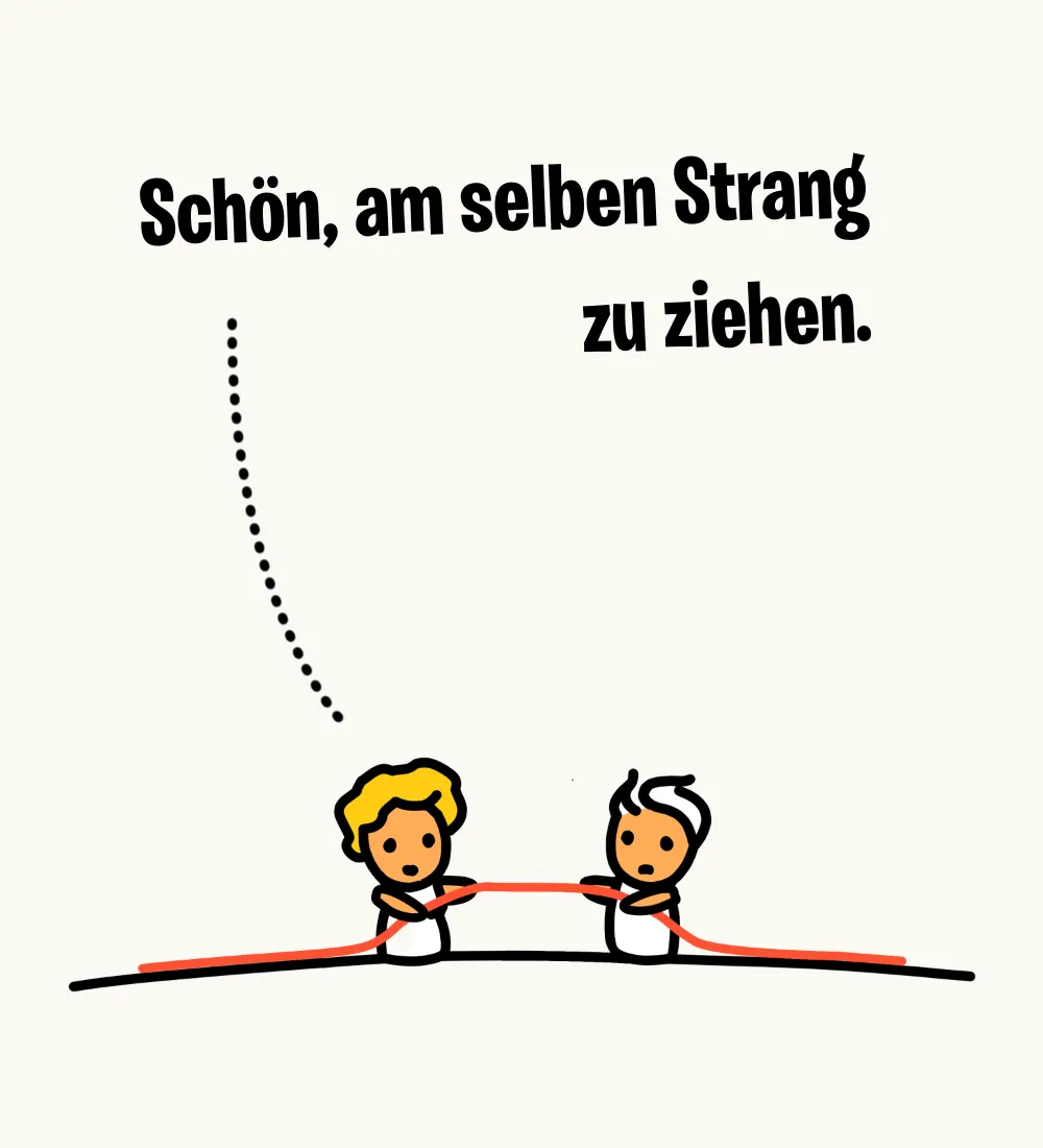 Gesunde Konflikte Karikatur – Berlin Alley Workshop